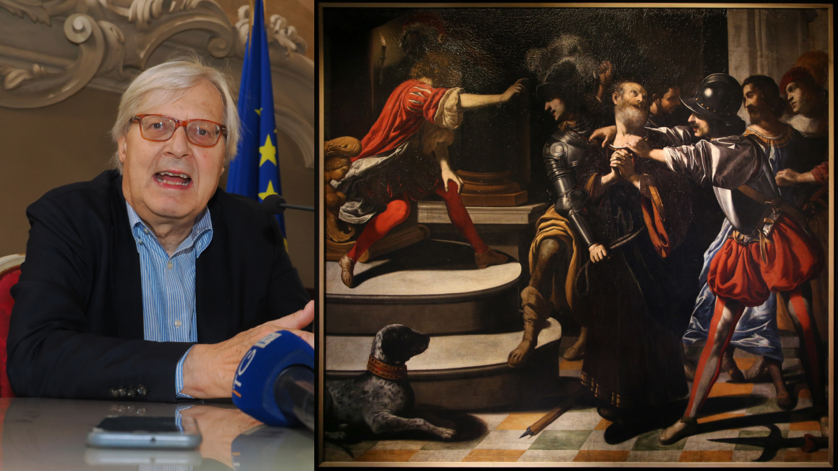 Vittorio Sgarbi rinuncia al dissequestro del quadro di Manetti
