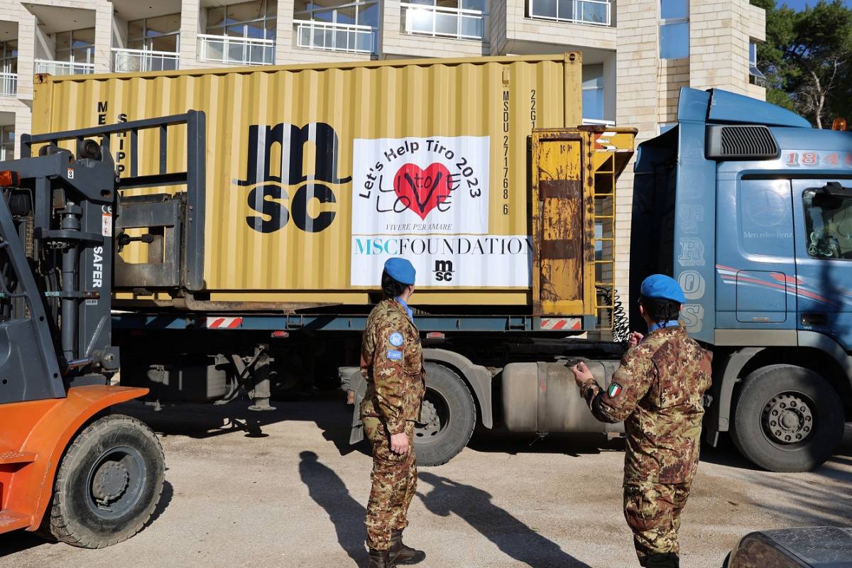 “Let’s help Tiro”, 3 tonnellate di aiuti umanitari partiti dall'Italia e arrivati in Libano
