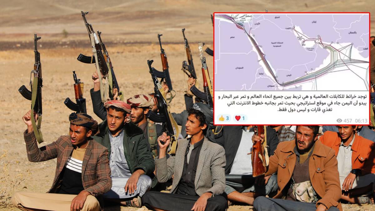 Ora gli Houthi vogliono la guerra sottomarina: perché Internet è a rischio
