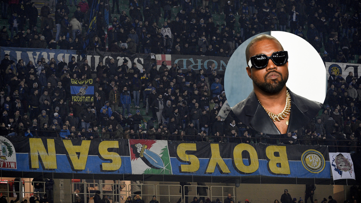Kanye West "tifoso" dell'Inter: spuntano i cori della Curva nord nell'ultimo album