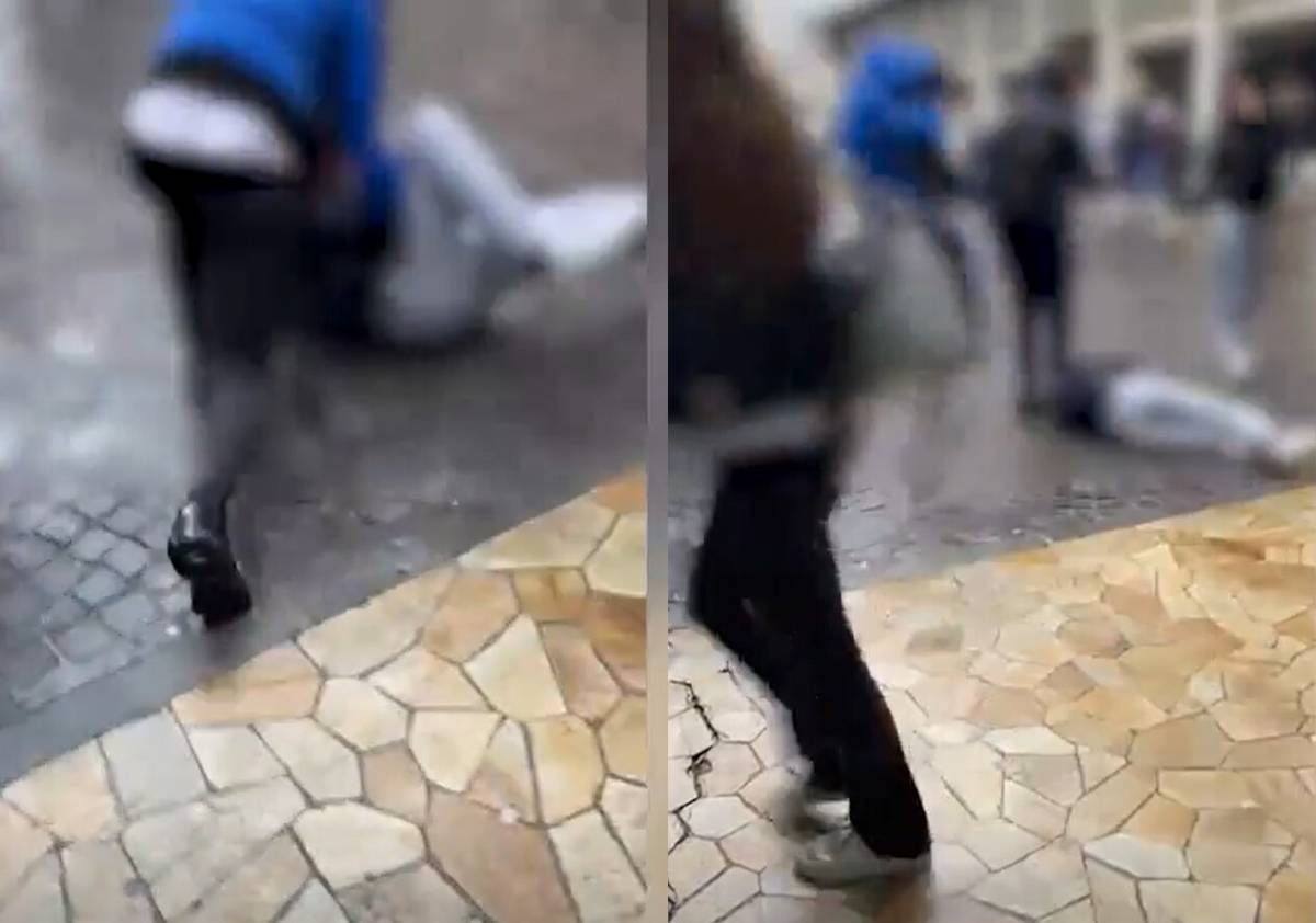 Calci e pugni a un giovane a terra, brutale aggressione del baby bullo in stazione a Treviso