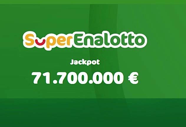 SuperEnalotto: due vincite da 63mila euro e il Jackpot vola a 71,7 milioni
