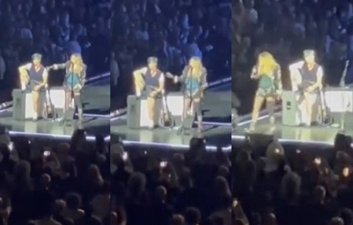 La gaffe di Madonna al concerto: sgrida un fan che rimane seduto, ma era in sedia a rotelle