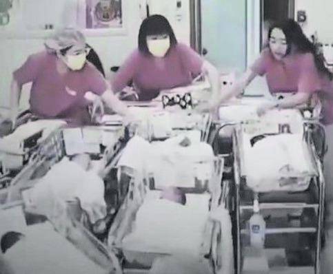 Le infermiere eroine salvano i bebè