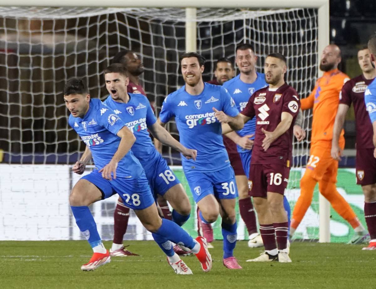 I cambi regalano all’Empoli una vittoria pesantissima, Torino battuto 3-2