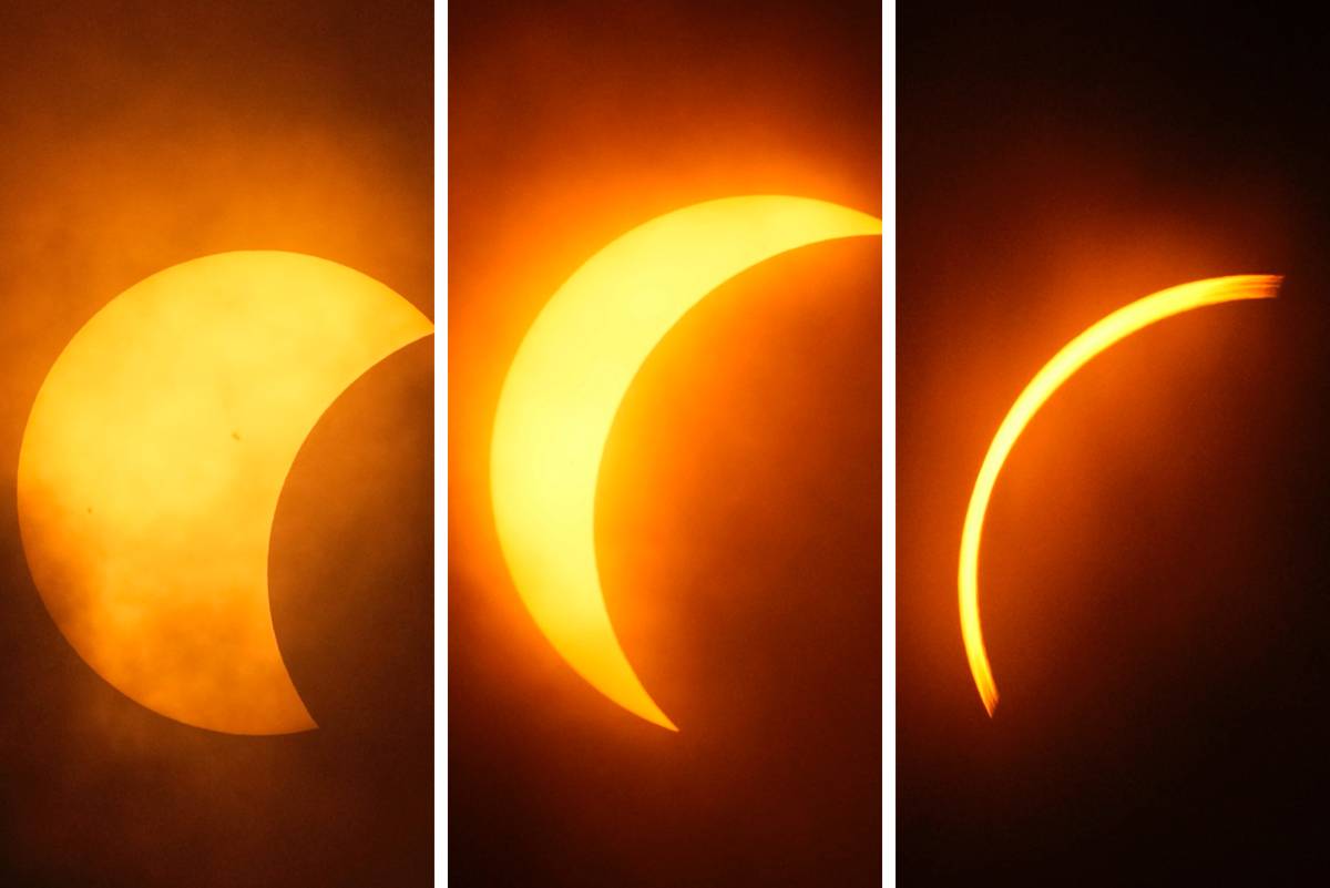 Nord America con il naso all’insù: le immagini spettacolari dell’eclissi di sole totale