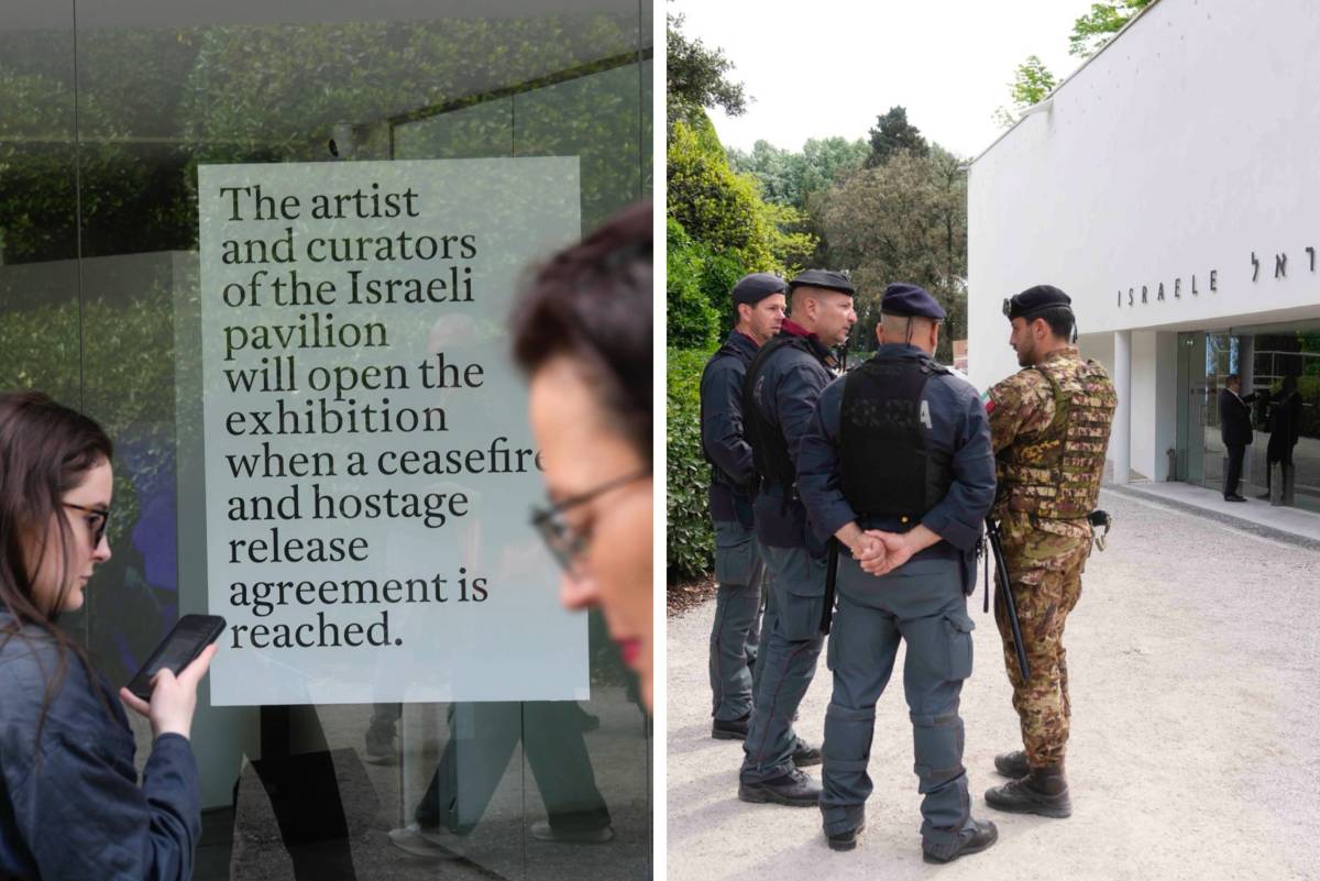 "Ostaggi liberi e cessate il fuoco". Israele non apre il padiglione alla Biennale