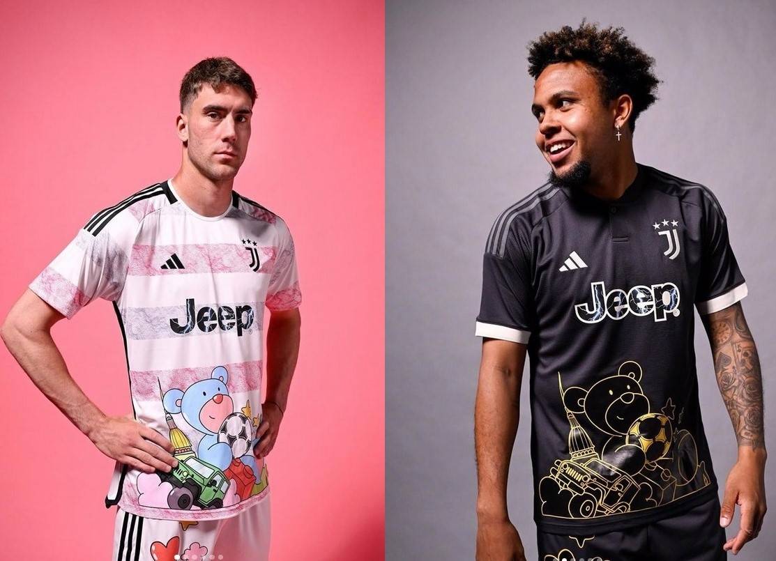 Juve, gli orsacchiotti sulla maglia, esplode l'ironia sui social. Tifosi disperati: "Facciamo ridere, basta"