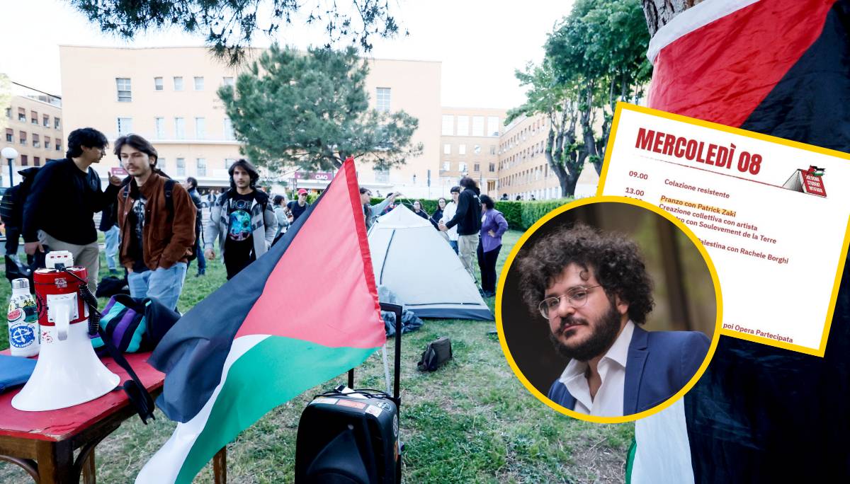 I pro-Palestina montano le tende nelle università. E arruolano pure Patrick Zaki