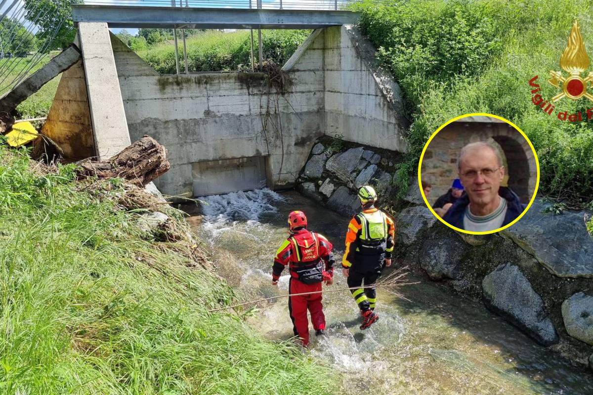 Cade in una roggia e viene trascinato via: è Mario Porro la vittima del maltempo del Nord Italia