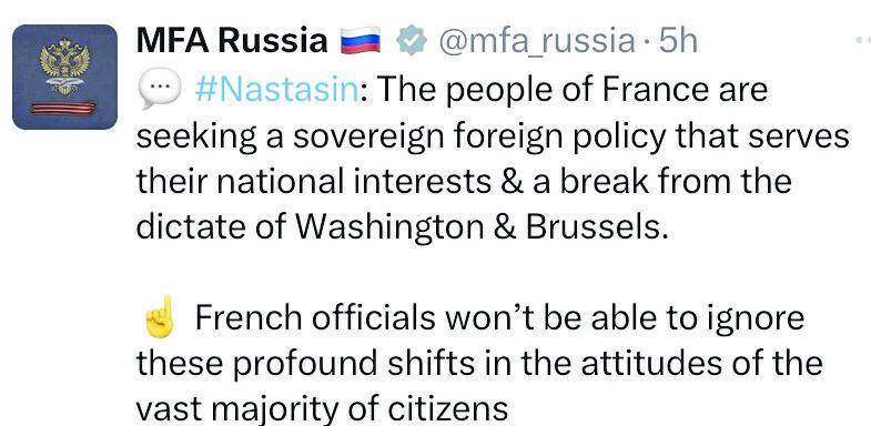 Parigi denuncia: "Ingerenze russe sul voto". E il ministero degli Esteri twitta per la destra