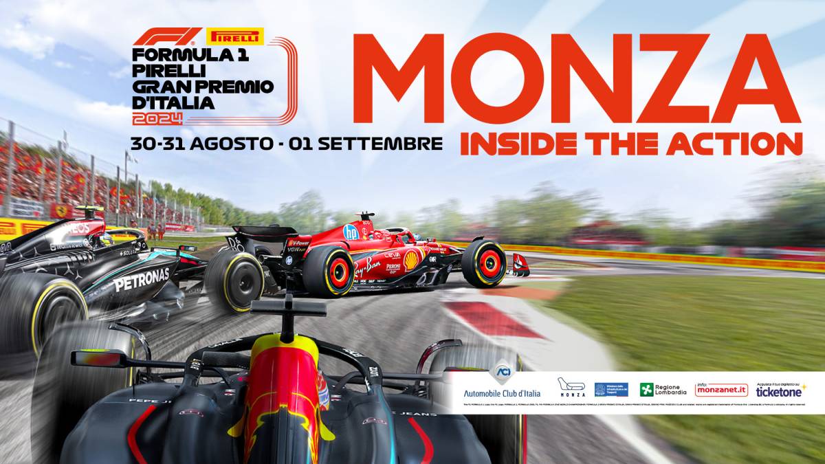 F1, svelato il poster dell'edizione numero 95 del Gp d'Italia a Monza