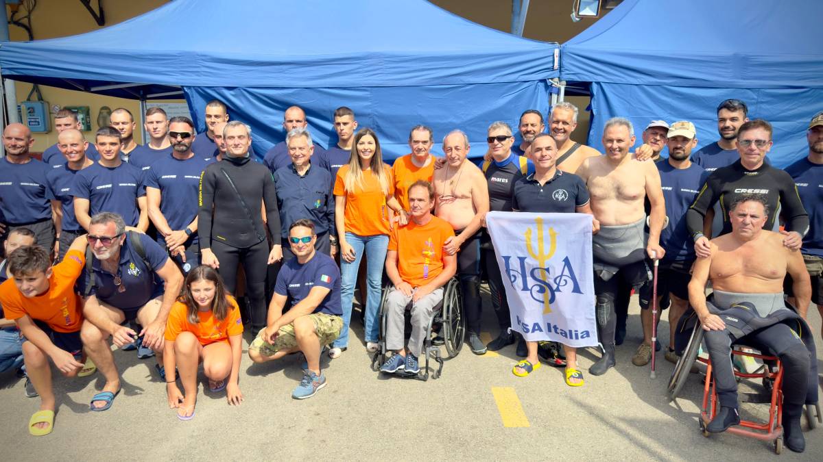 Solidarietà e inclusione: la Marina Militare e i subacquei disabili HSA insieme