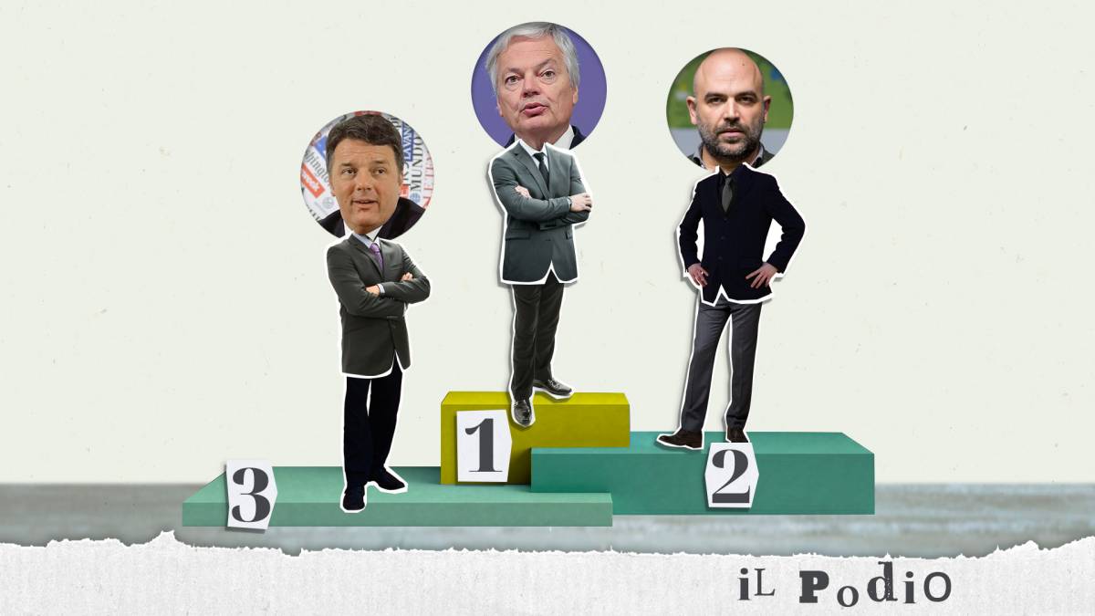 L'ammucchiata di Renzi, Saviano in tv, le fonti dei burocrati Ue: il podio dei peggiori