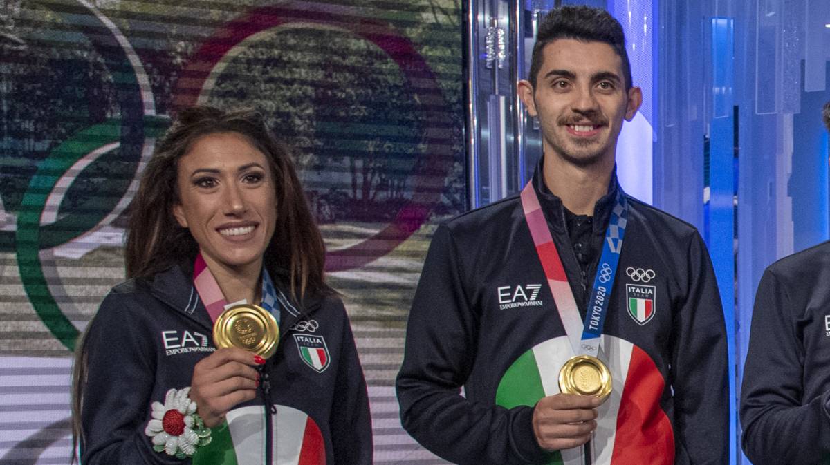 La campionessa col fiore e quello coi baffi: "Bissare gli ori di Tokyo? Mai dire mai..."