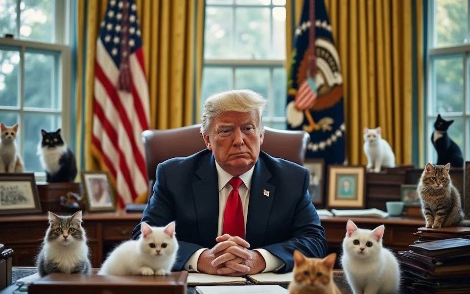 La corsa alla presidenza dei Gatti Uniti d'America