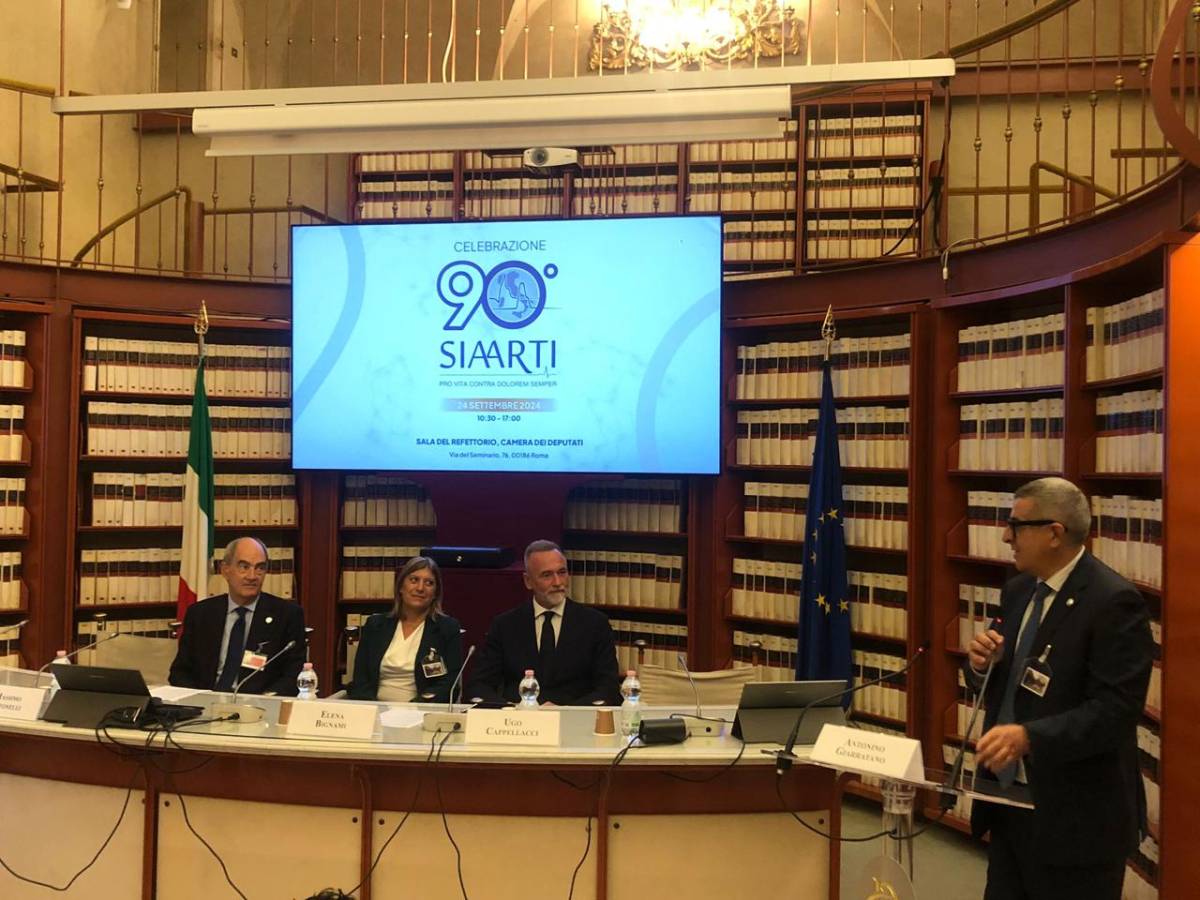 Schillaci: "90 anni Siaarti traguardo lunga storia di crescita e innovazione"