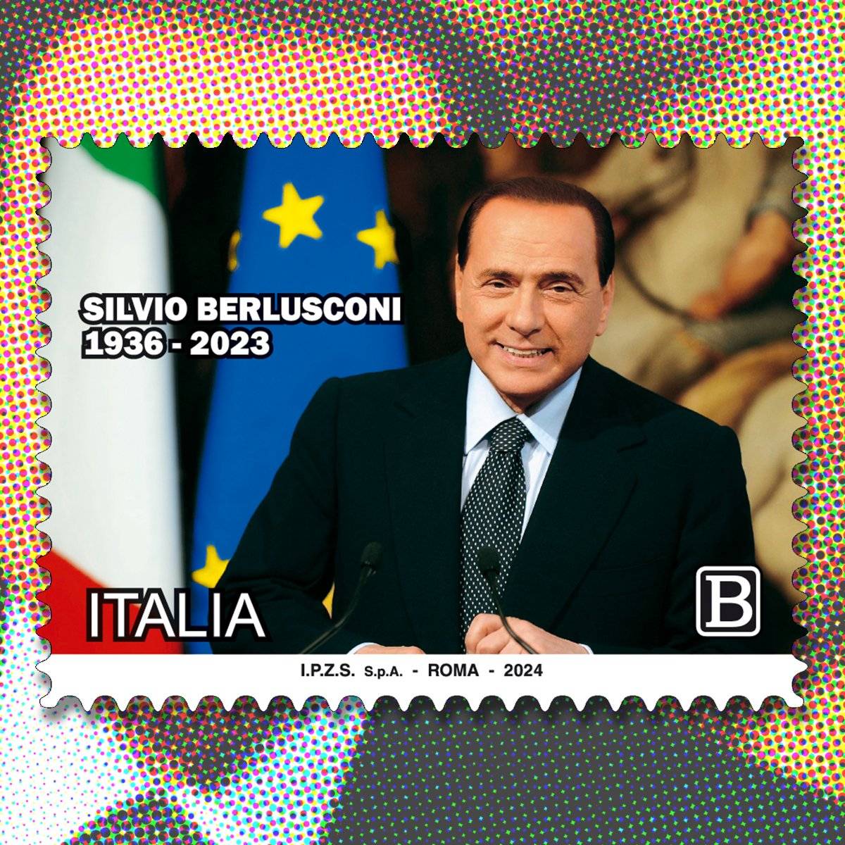 Berlusconi, il francobollo commemorativo nel giorno dell'88esimo compleanno