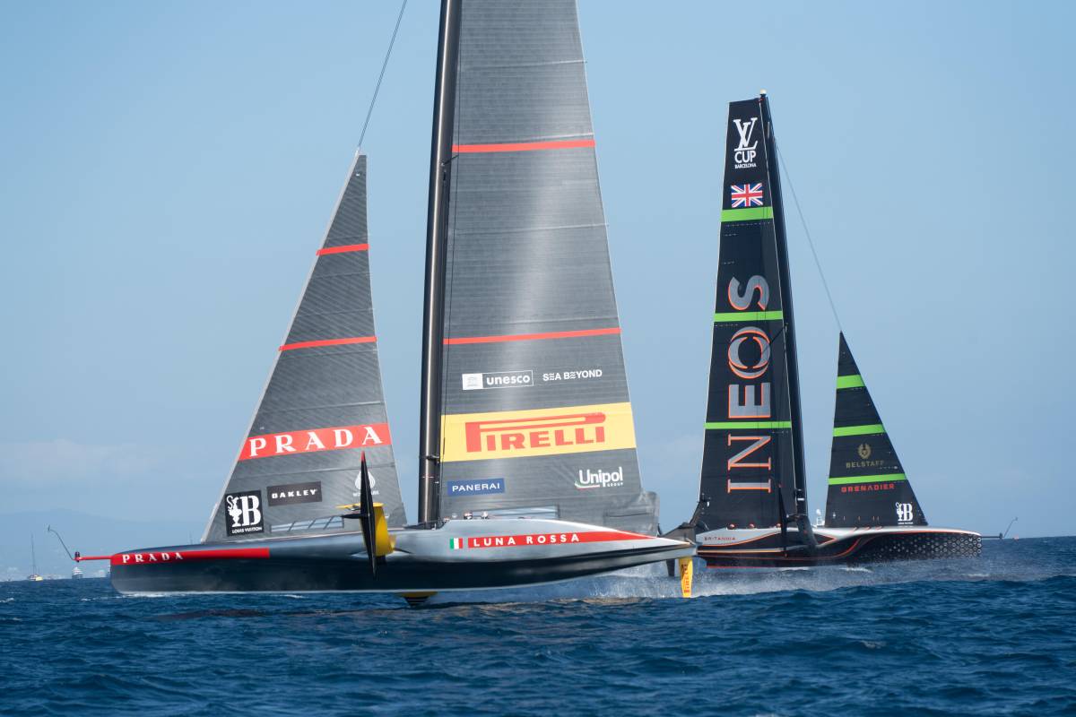 Luna Rossa si riscatta nell'ottava regata e aggancia Ineos sul 4-4