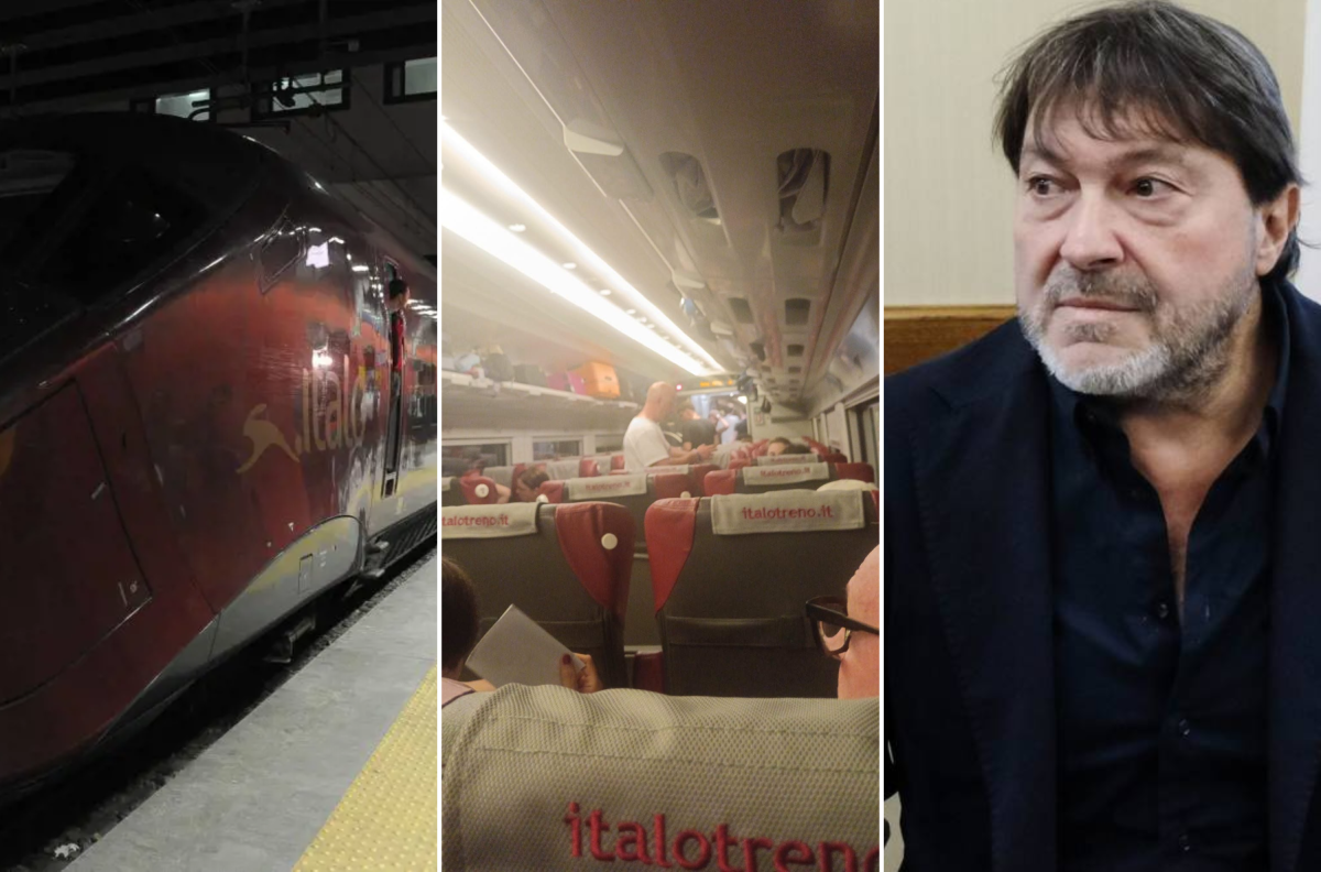Treno Italo bloccato in galleria senza servizi