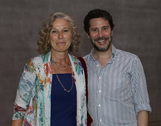 Francesco Spano con Giovanna Melandri