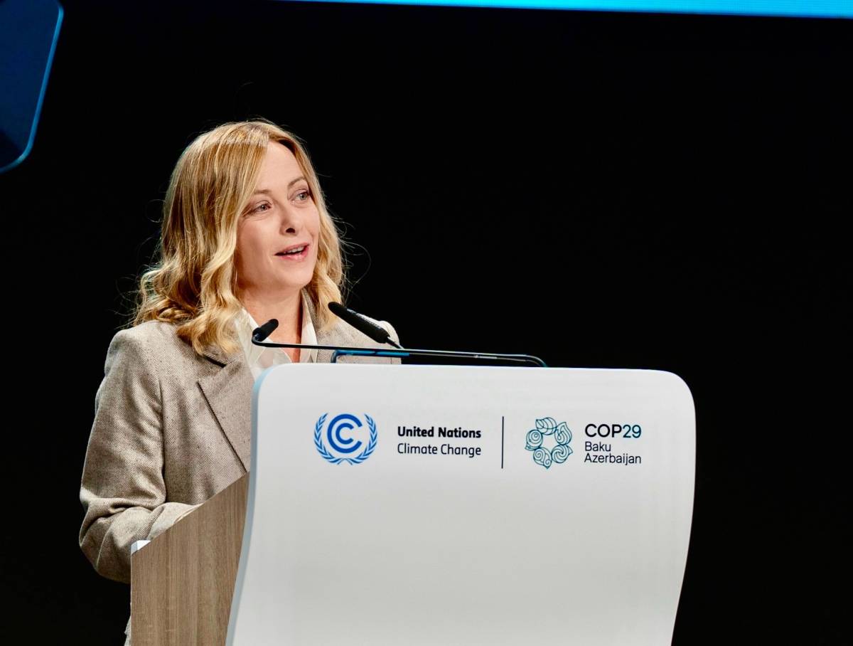 "Troppa ideologia ci porta all'insuccesso". L'intervento integrale di Giorgia Meloni alla Cop29