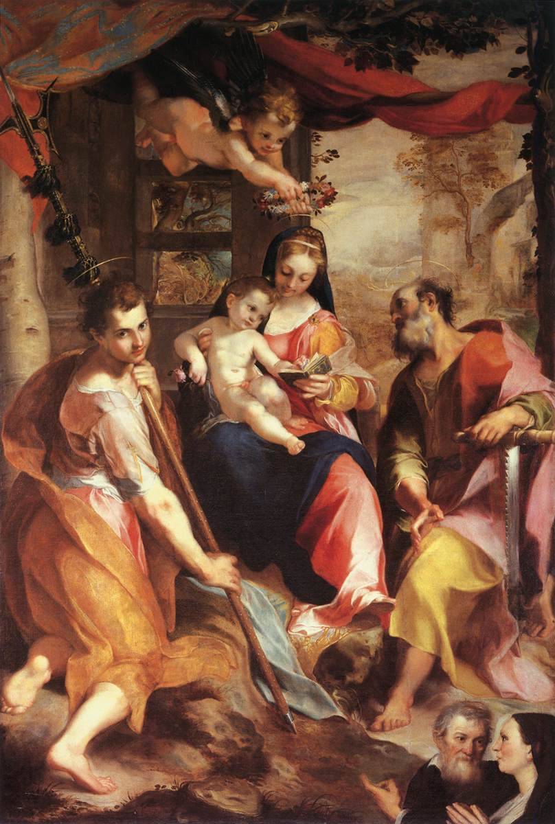 Palazzo Marino mette sotto l'albero la Madonna di S. Simone del Barocci