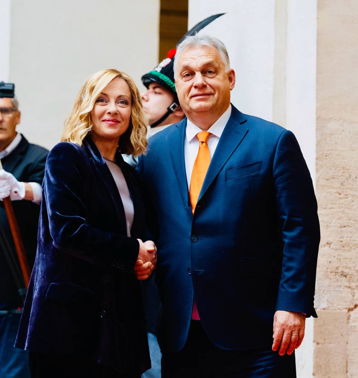 Giorgia Meloni e Viktor Orban. Fonte: LaPresse/Palazzo Chigi/Filippo Attili