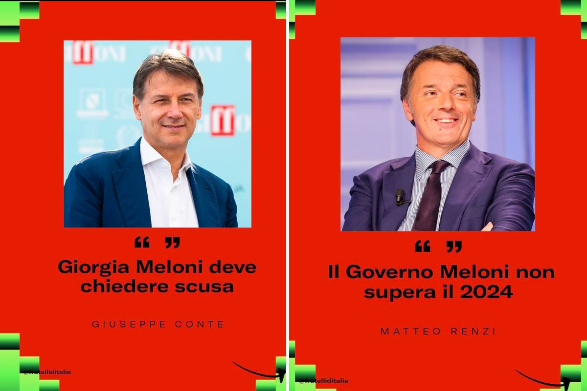 "Nel 2024 hai ascoltato 365 volte i loro pronostici nefasti...". Lo "sfottò" di FdI alla sinistra