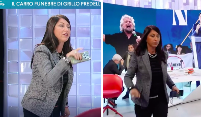 Maiorino non regge l'elenco delle giravolte del M5S e lascia lo studio: "Così non torniamo in tv"