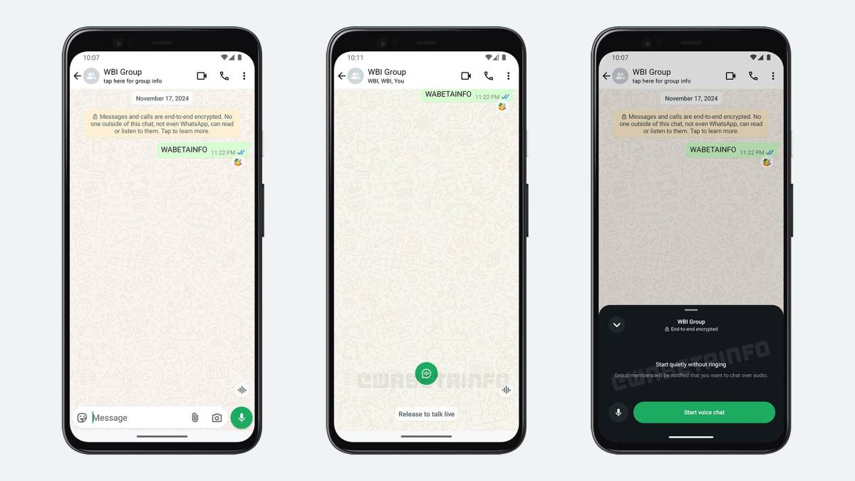 WhatsApp, in arrivo un nuovo pulsante per chat vocali di gruppo: ecco cosa cambia