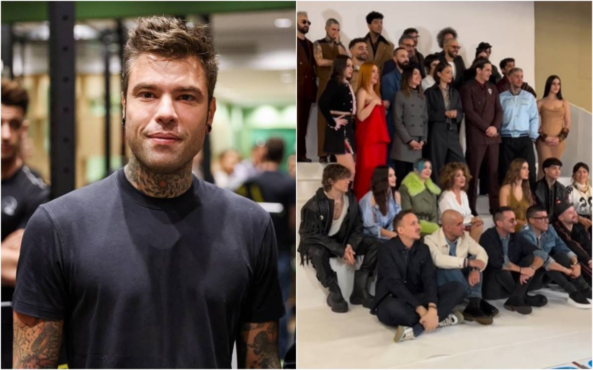 Fedez assente agli scatti per la copertina sanremese di TV Sorrisi e canzoni. Polemica social: "Dovrete Photoshopparlo"