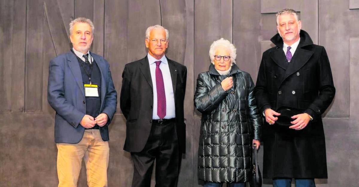 Segre e Giuli al Memoriale della Shoah