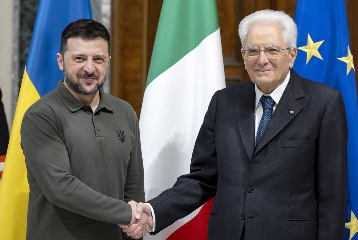 "Pieno, costante e inalterato sostegno". Il presidente Mattarella incontra Zelensky