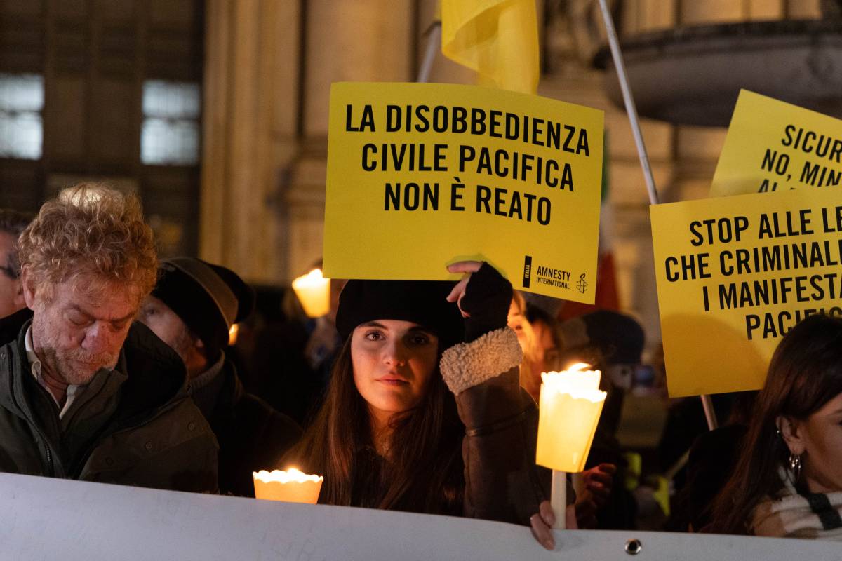 Sinistra in piazza contro il Ddl Sicurezza e scudo penale