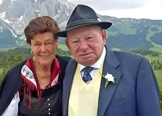 Maria e Christian Runggaldier, i due coniugi inseparabili, morti a distanza di un'ora l'uno dall'altra