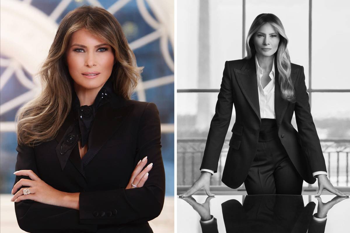 Svelato il nuovo ritratto ufficiale di Melania Trump: cosa rivelano i dettagli della foto