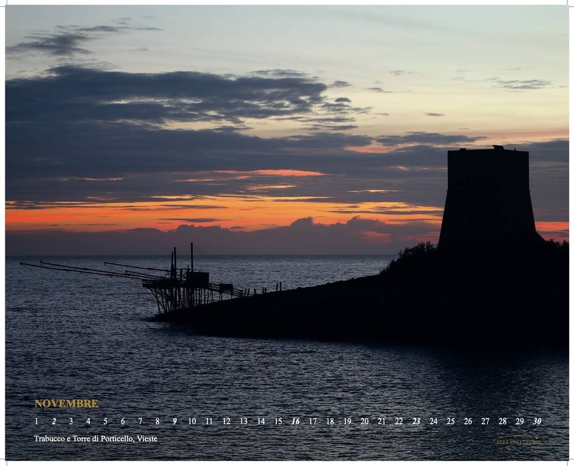 L'uomo e il mare nel calendario dei trabucchi