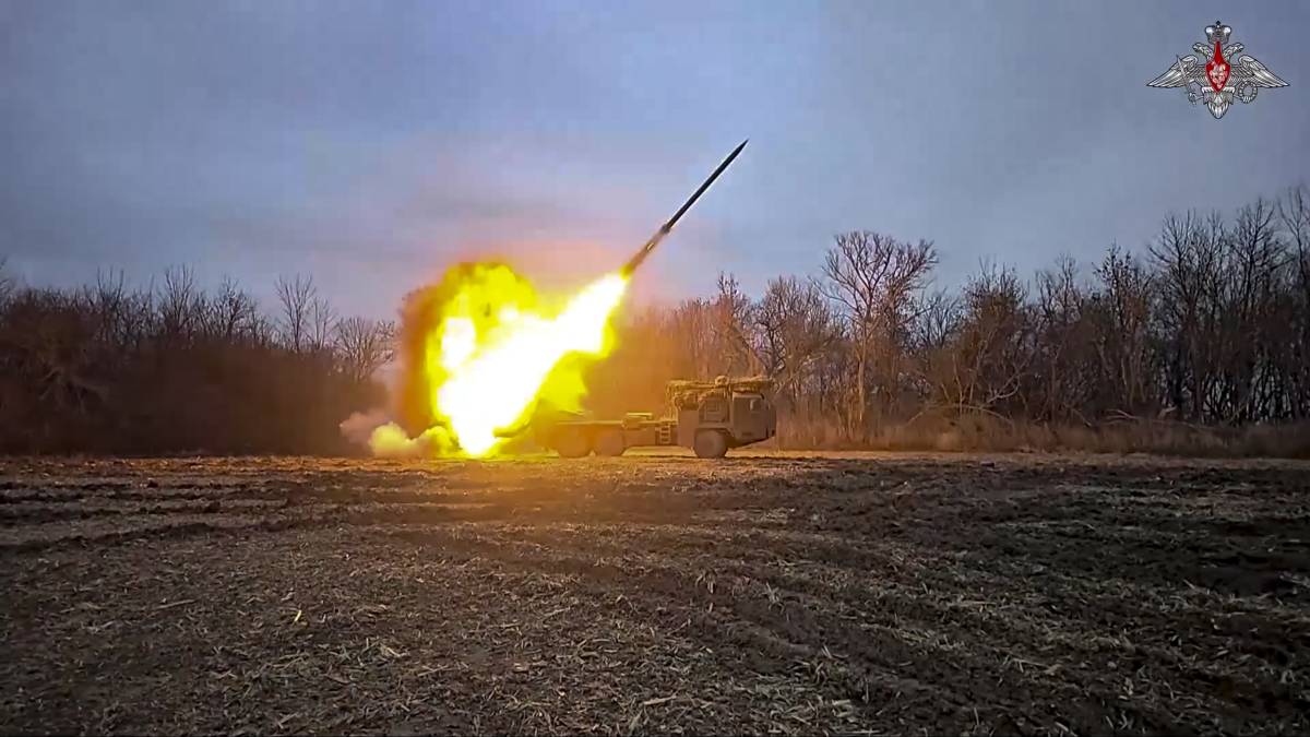 Lanciarazzi russo nel Kursk