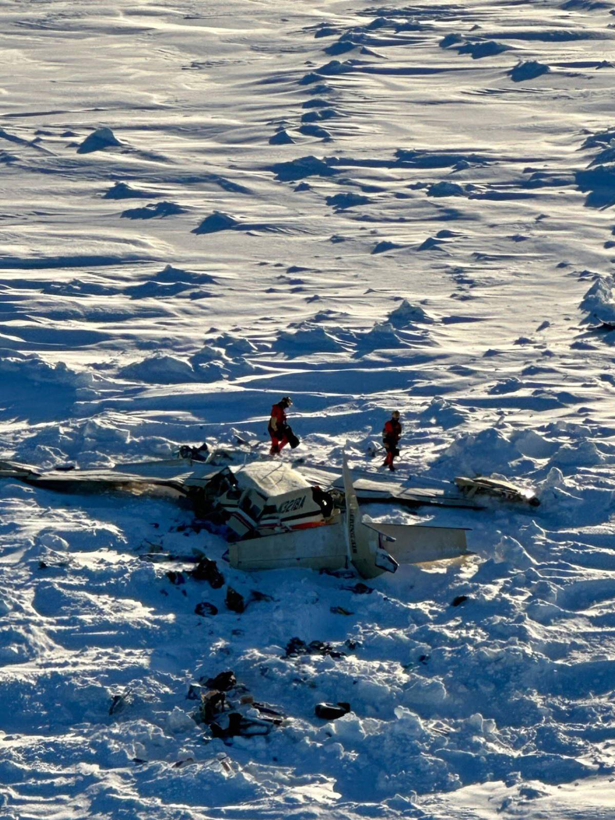 I rottami del Cessna precipitato in Alaska