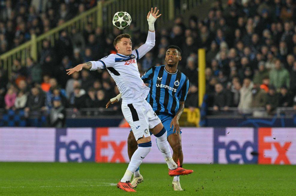 Champions, Atalanta beffata a Bruges