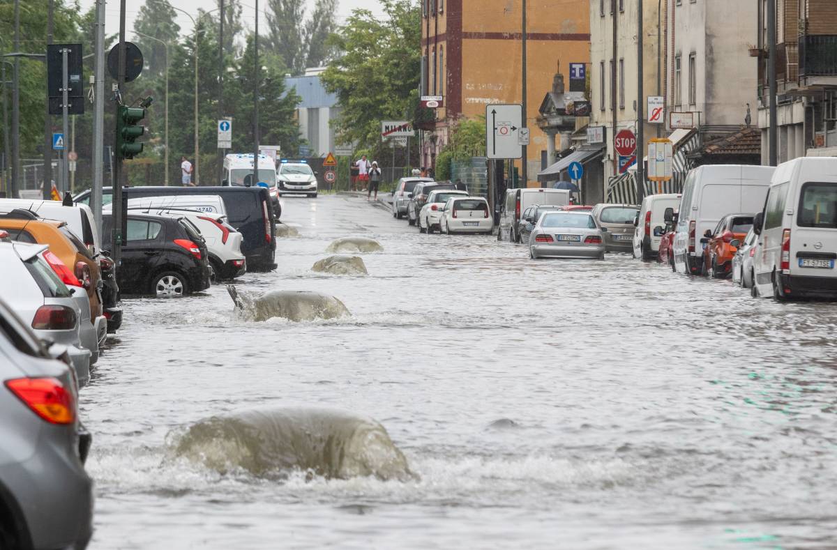 L'allagamento di settembre 2024 in zona Ponte Lambro