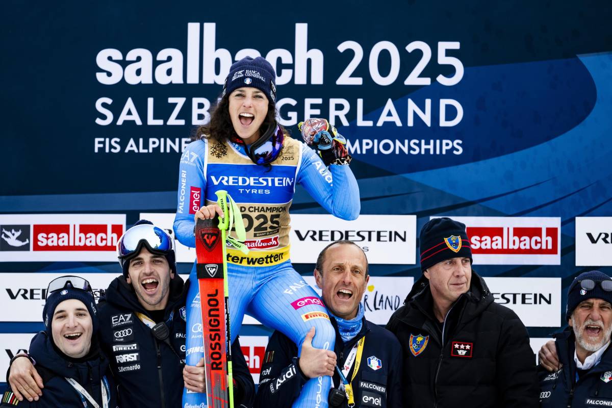 Mondiali di sci, Brignone straordinaria: oro nello slalom gigante di Saalbach