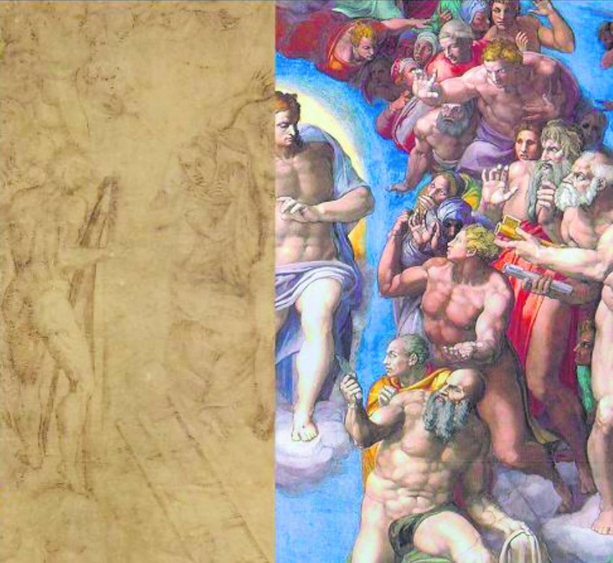 I segreti di Michelangelo: ecco il bozzetto perduto del "Giudizio Universale"