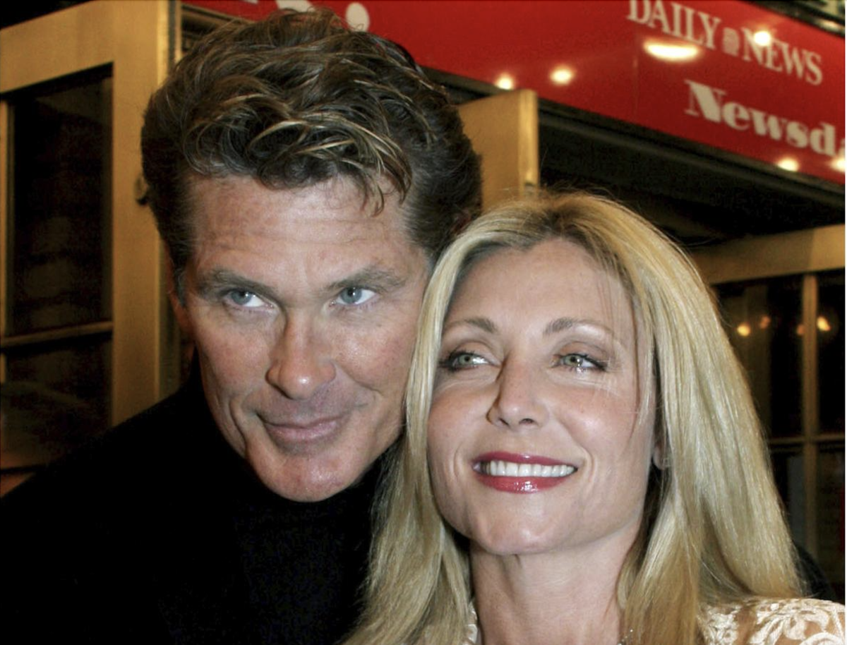 Pamela Bach insieme all'ex marito l'attore e produttore David Hasselhoff