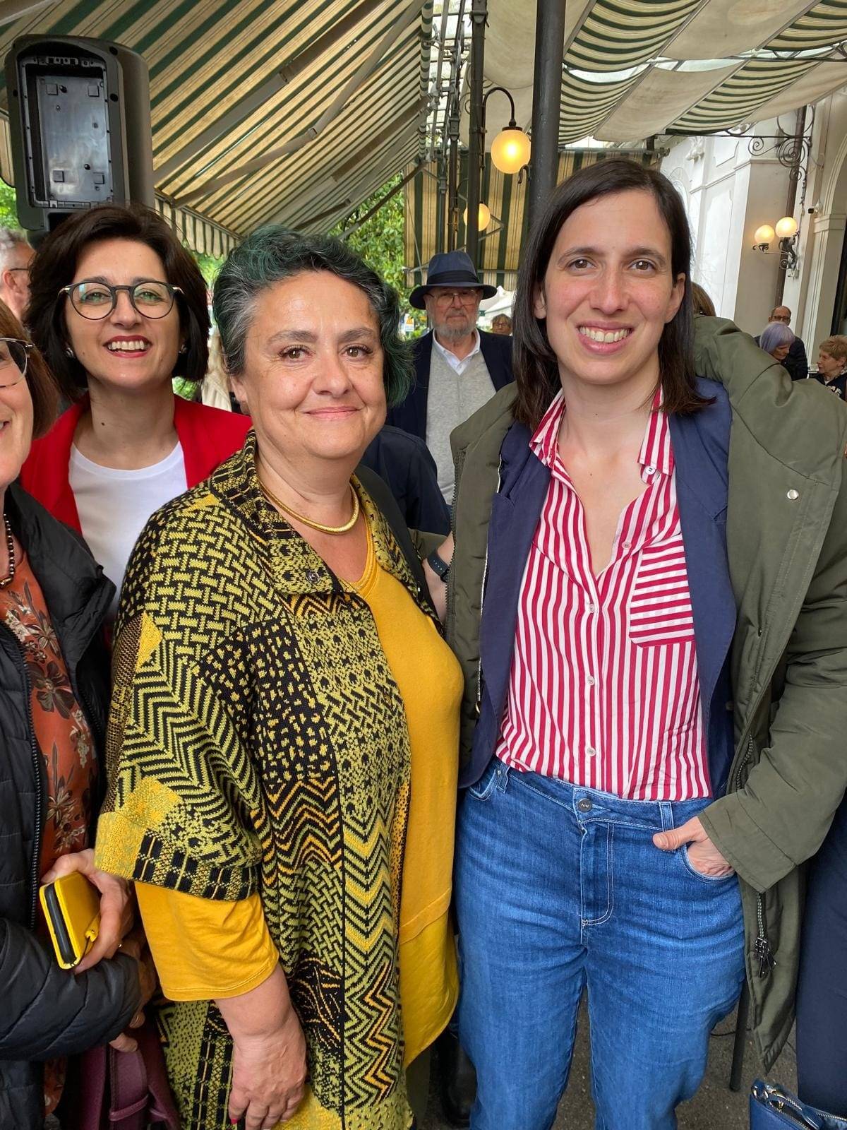 Ilaria Celledoni con Elly Schlein