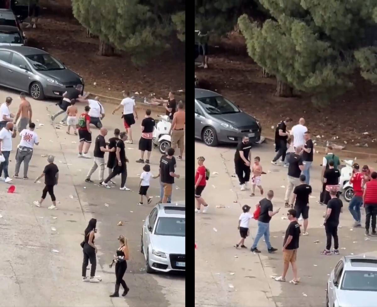 Bari, tre arresti dopo il pestaggio fuori dallo stadio: uno è il padre del bimbo in lacrime per la paura