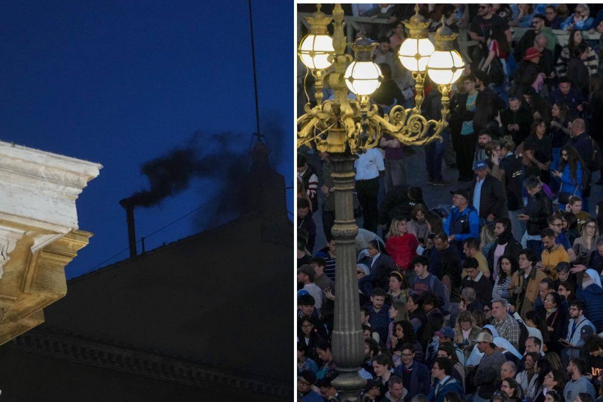 Conclave, la prima fumata è nera
