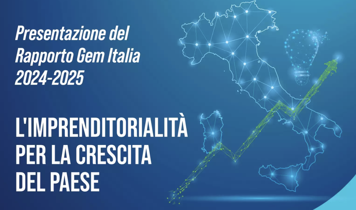Rapporto GEM Italia 2024-2025, Italia al 34° posto per propensione imprenditoriale e avvio nuove imprese