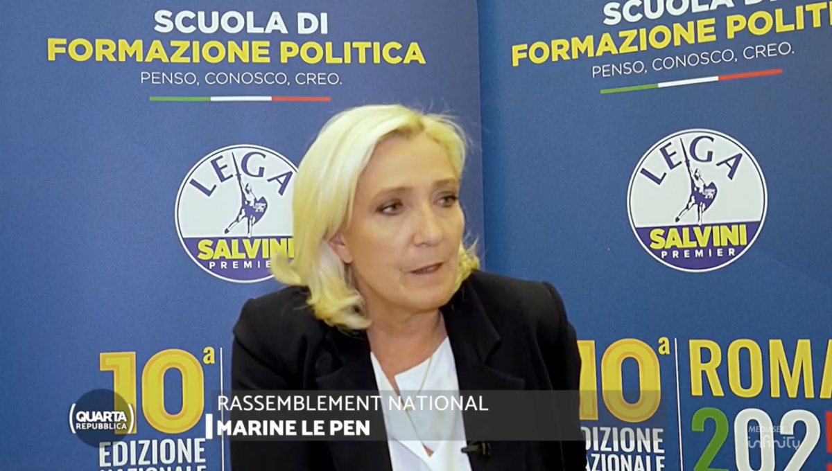“Ci vogliono criminalizzare”. L’allarme di Le Pen sulle elezioni e i partiti sovranisti